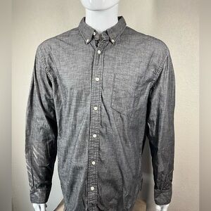 Banana Republic Charcoal Tailored Shirt